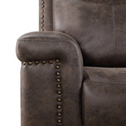 New Classic Furniture Quade Mocha Glider Recliner