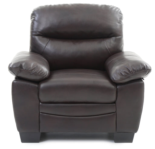 Glory Furniture Marta Black Faux Leather Chair
