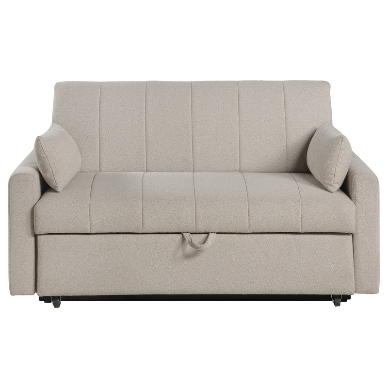 Coaster Furniture Portland Latte Ivory Sleeper Sofa Bed