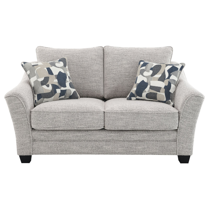 Coaster Furniture Tomkins Light Grey Loveseat