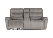 New Classic Furniture Kamari Gray Console Power Loveseat