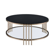 Acme Furniture Abisha Champagne Coffee Table