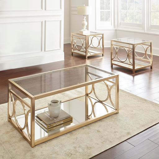 Steve Silver Olympia Gold 3pc Coffee Table Set