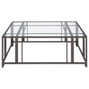 Coaster Furniture Adri Black Square Coffee Table