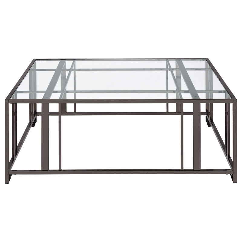 Coaster Furniture Adri Black Square Coffee Table