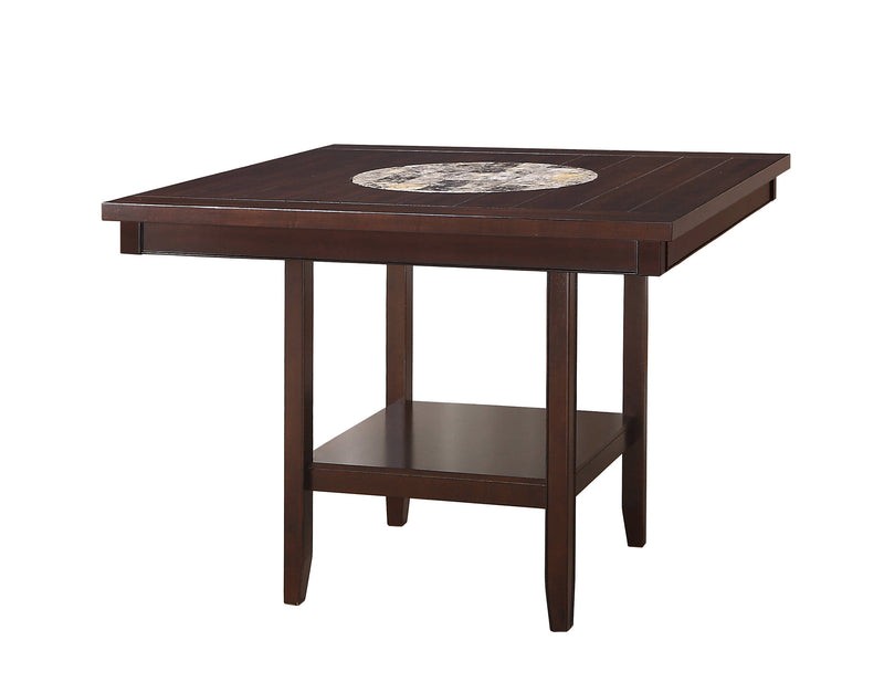 Crown Mark Fulton Espresso Counter Height Table