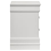 Coaster Furniture Louis Philippe White Nightstand