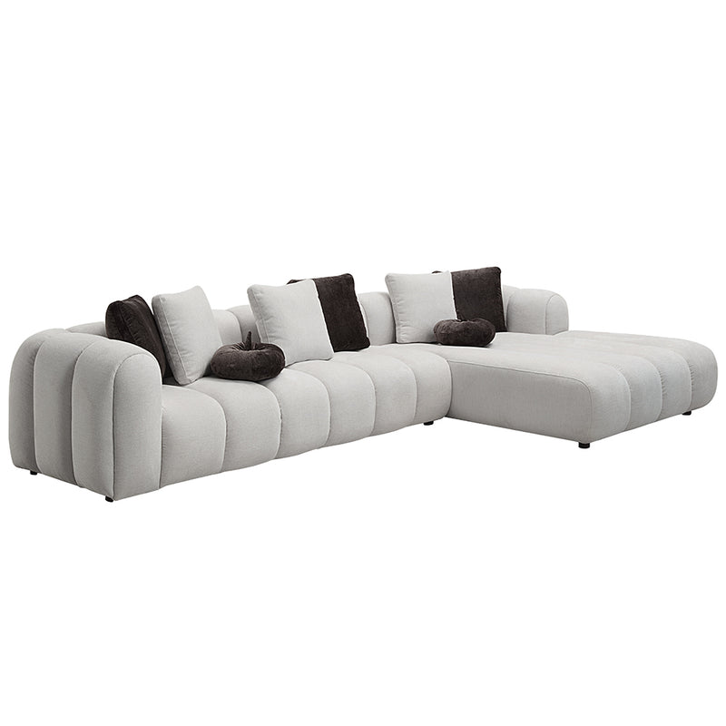 Acme Furniture Manilla Ivory White Sectional