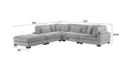 Galaxy Home Bentley Gray Setup 2 Sectional