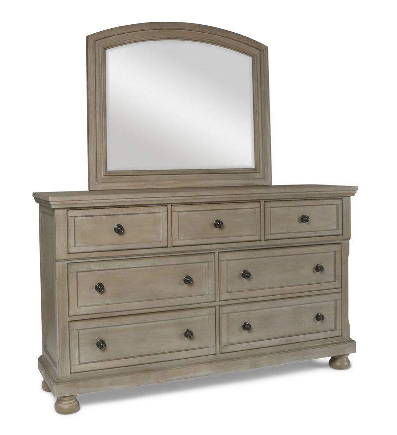 New Classic Furniture Allegra Gray Pewter Mirror