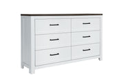 Global Furniture Ozark Grey Wash Dresser