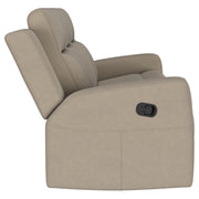 Coaster Furniture Brentwood Taupe Brown Motion Reclining Sofa