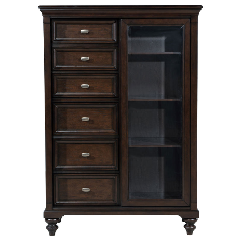 Coaster Furniture Andover Dark Oak Brown 6 Drawer Chest