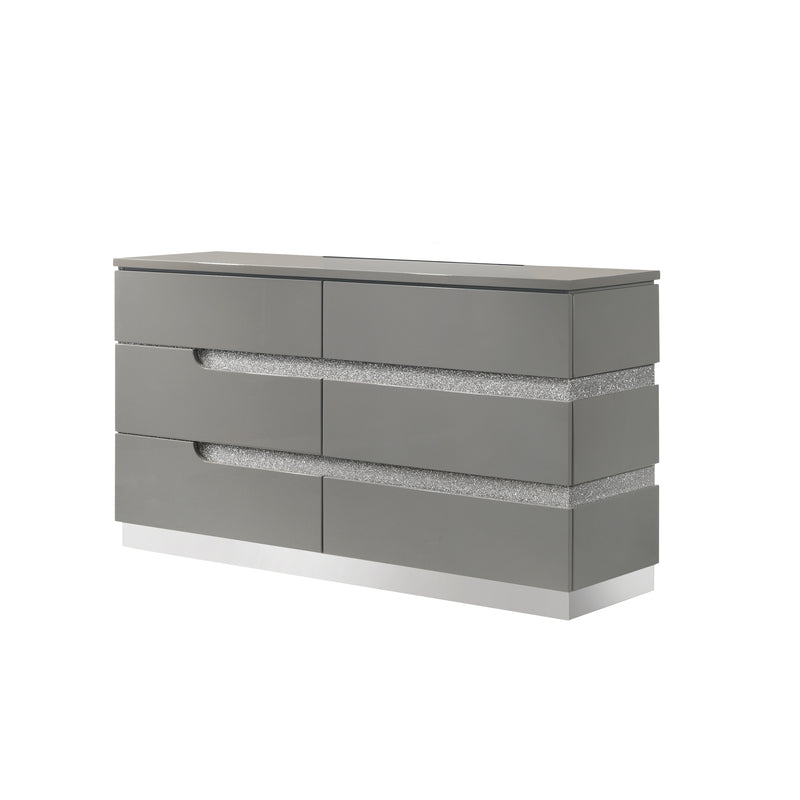 New Classic Furniture Paradox Gray Dresser