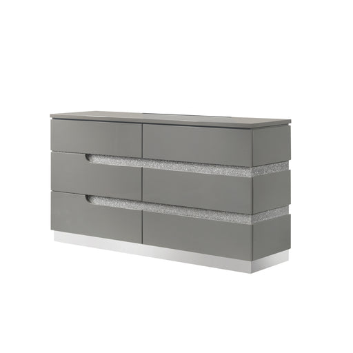 New Classic Furniture Paradox Gray Dresser