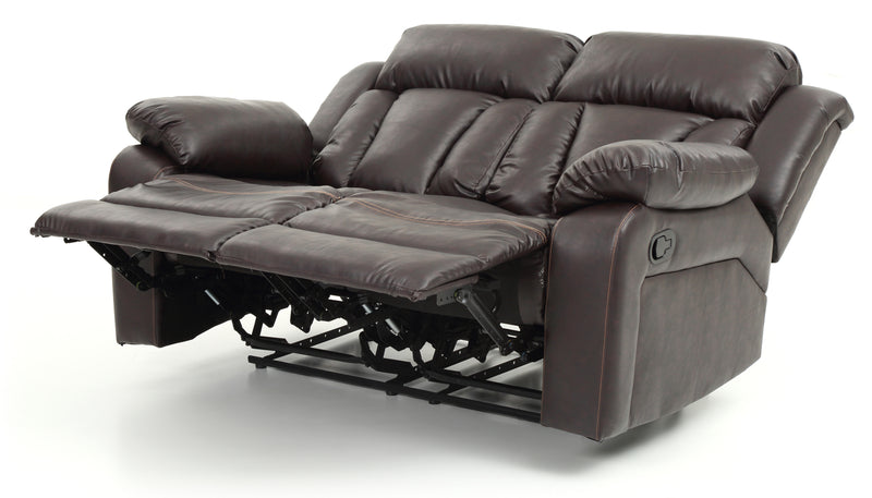 Glory Furniture Daria Dark Brown Reclining Loveseat