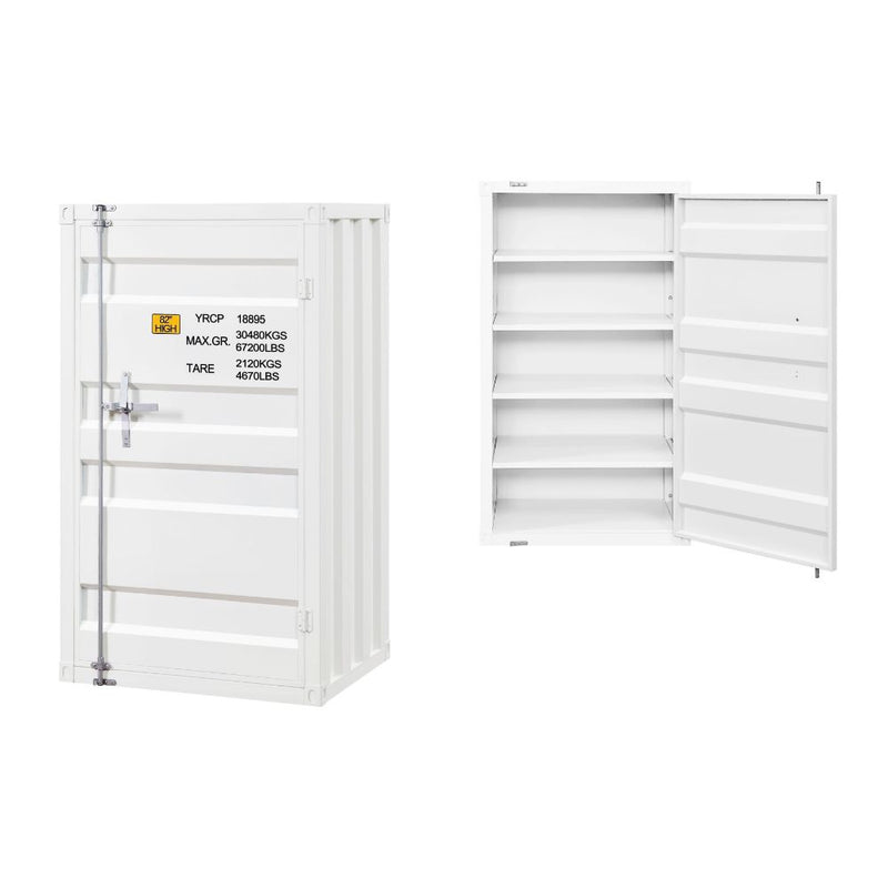 Acme Furniture Cargo White Single Door Chest