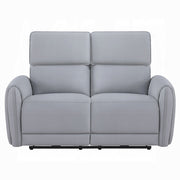 Acme Furniture Jeromie Gray Power Motion Loveseat with USB Port