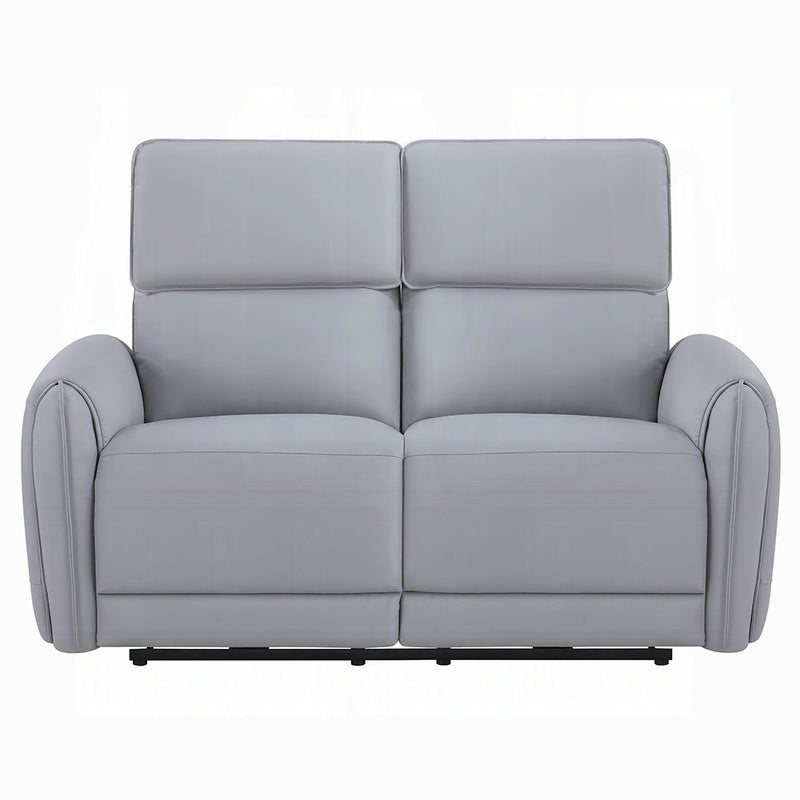 Acme Furniture Jeromie Gray Power Motion Loveseat with USB Port