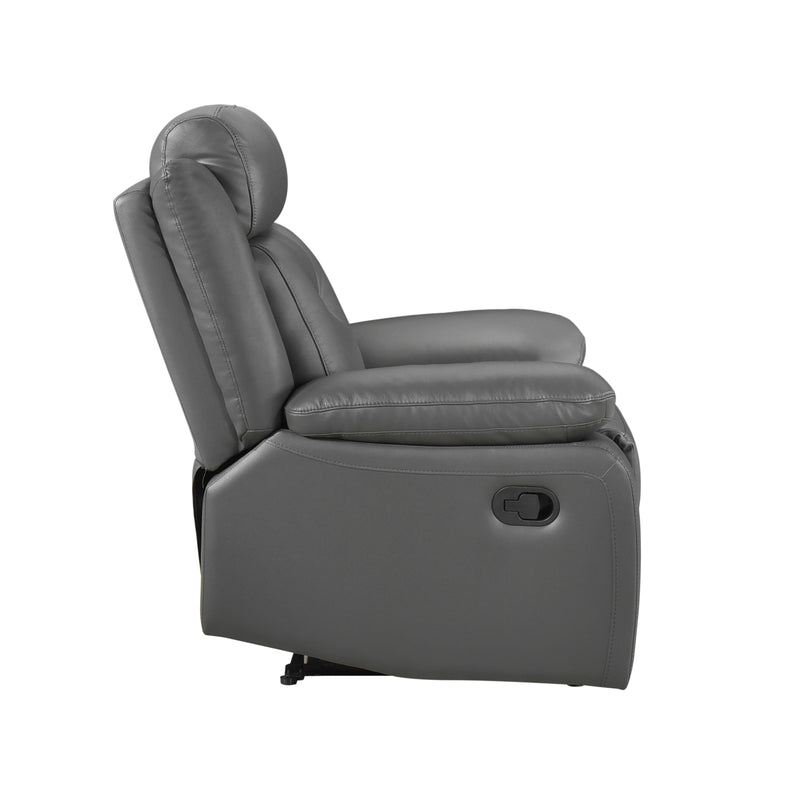 Home Elegance Laconia Dark Gray Reclining Chair