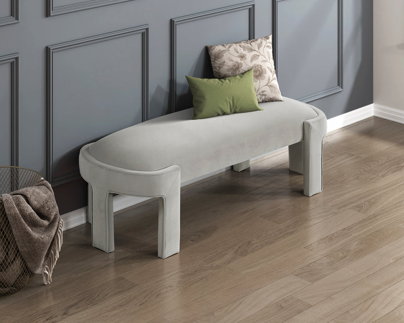 Home Elegance Flux Taupe Bench