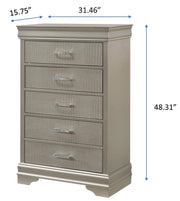 Crown Mark Amalia White Chest