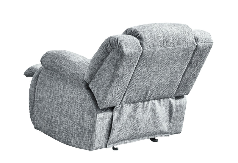 Global Furniture U250 Grey Glider Recliner