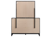 Glory Furniture Glasgow Gray Dresser and Mirror