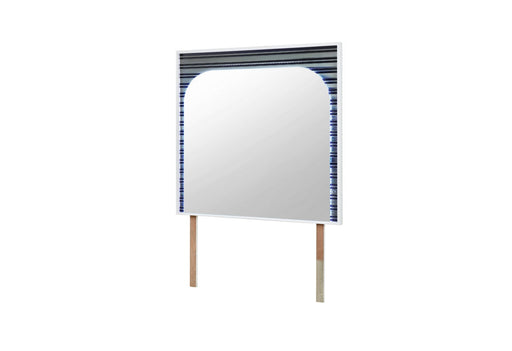 Global Furniture Talia White Mirror with LED