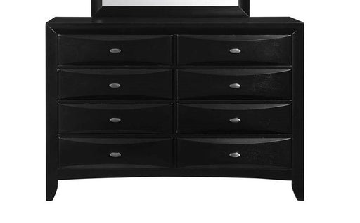 Global Furniture Linda Black Drawer Dresser
