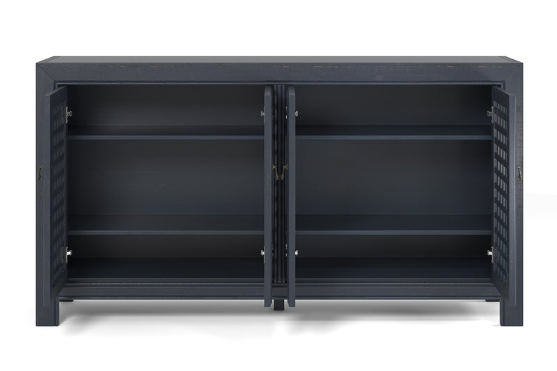 Steve Silver Rio Navy 4 Door Accent Cabinet