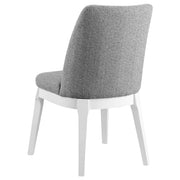 2 Coaster Furniture Carissa Light Grey Dining Side Chairs