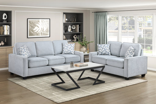 Home Elegance Gael Gray 2pc Living Room Set