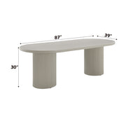 Acme Furniture Laela Bone White Dining Table