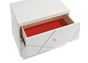 Galaxy Home Manhattan White Nightstand