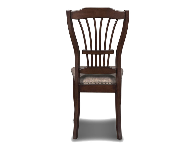 2 New Classic Furniture Bixby Black Espresso Dining Chairs