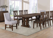 Steve Silver Auburn Dark Tobacco 9pc Dining Room Set