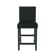2 New Classic Furniture Celeste Black Counter Height Chairs
