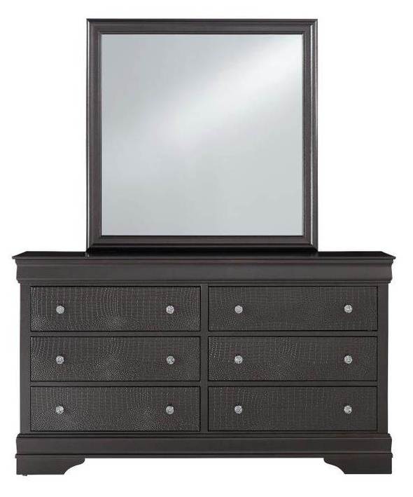 Global Furniture Pompei Grey Mirror
