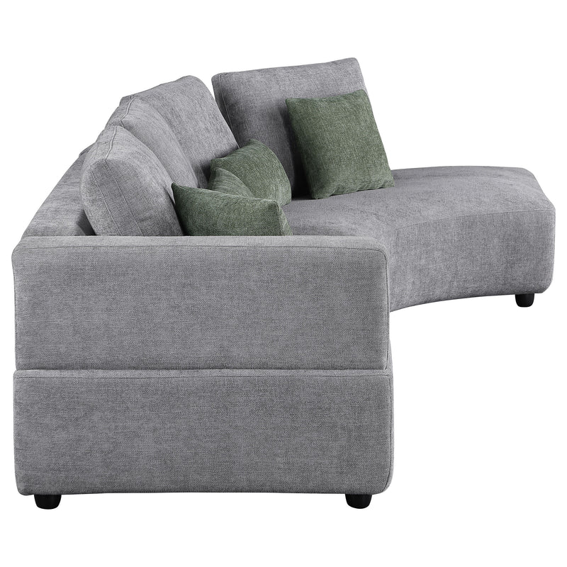 Coaster Furniture Toscano Grey Sectional