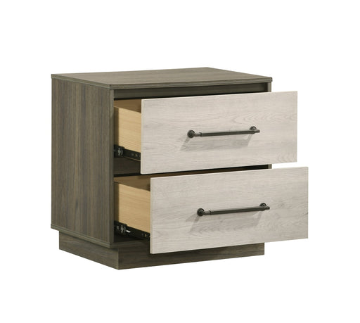 Galaxy Home Gem Light Beige Bown Nightstand