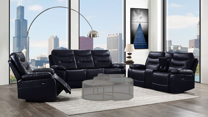 Acme Furniture Aashi Navy 3pc Living Room Set