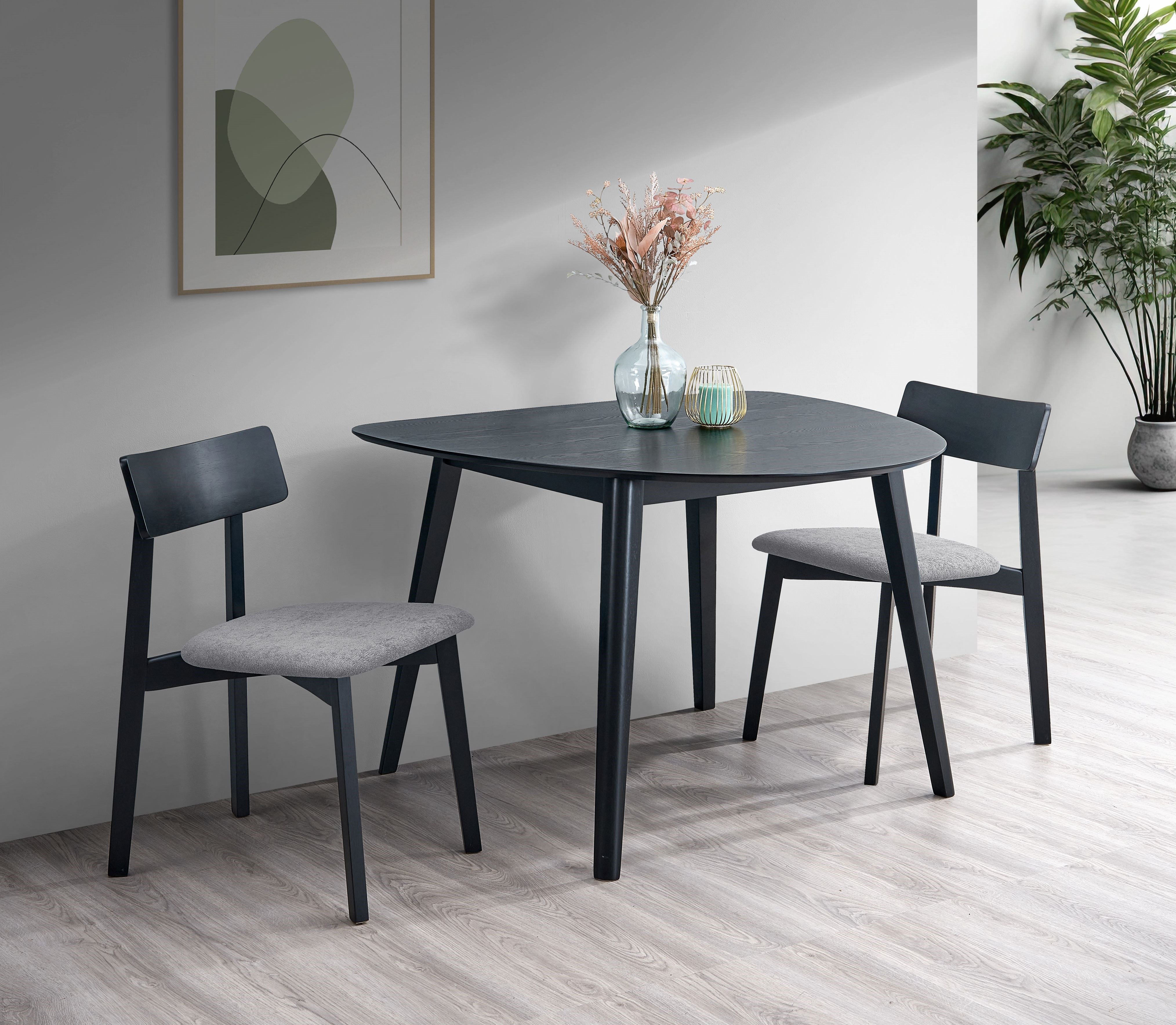アクメACME Furniture TABLE / BLACK Acme Furniture Real Black Dining Table — Best Direct Outlet