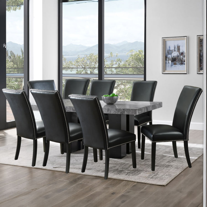 Steve Silver Camila Gray 9pc Dining Set