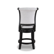 2 Crown Mark Granville Dove Swivel Pub Stools