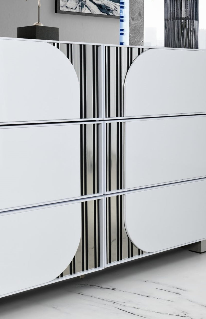 Global Furniture Talia White Dresser