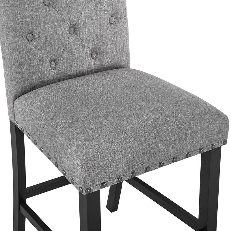 New Classic Furniture Daphne Gray 5pc 42 Inch Counter Set