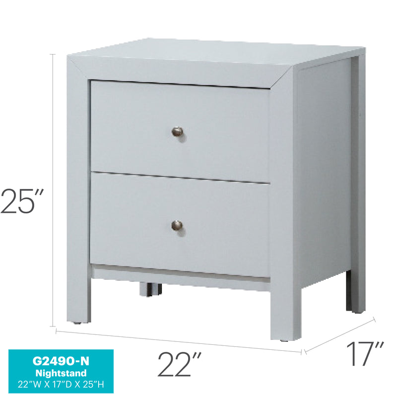 Glory Furniture Burlington Cherry Nightstand