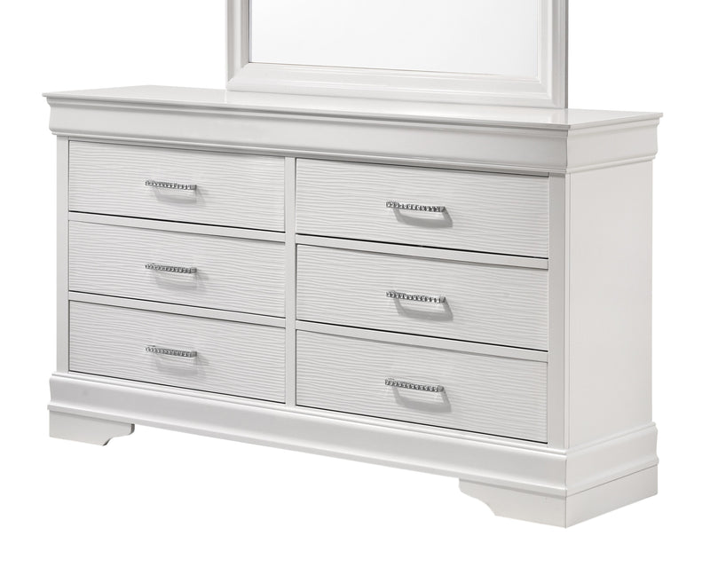 Galaxy Home Brooklyn Gray Dresser and Mirror