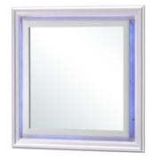 Glory Furniture Verona Metalic Black Dresser and Mirror